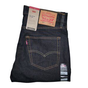 Levis 512 Men's Size 34x30 Dark Wash Jeans Denim Slim Taper Fit NWT
